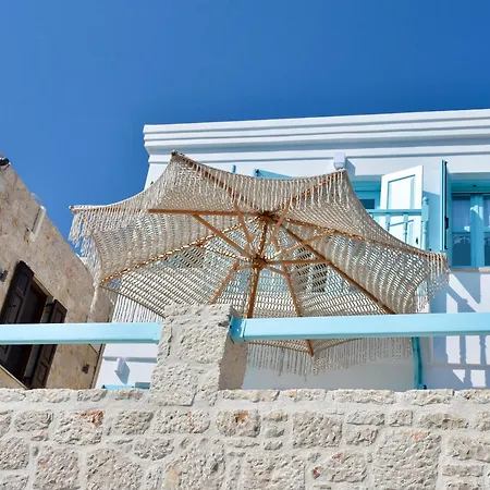 Salt Retreat - Seafront Villa Chalki Town Exterior photo